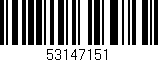 Código de barras (EAN, GTIN, SKU, ISBN): '53147151'