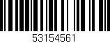 Código de barras (EAN, GTIN, SKU, ISBN): '53154561'