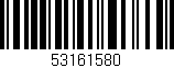 Código de barras (EAN, GTIN, SKU, ISBN): '53161580'
