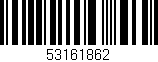 Código de barras (EAN, GTIN, SKU, ISBN): '53161862'