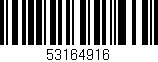 Código de barras (EAN, GTIN, SKU, ISBN): '53164916'