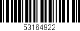 Código de barras (EAN, GTIN, SKU, ISBN): '53164922'