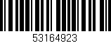 Código de barras (EAN, GTIN, SKU, ISBN): '53164923'