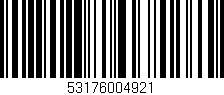 Código de barras (EAN, GTIN, SKU, ISBN): '53176004921'