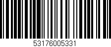 Código de barras (EAN, GTIN, SKU, ISBN): '53176005331'