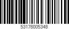Código de barras (EAN, GTIN, SKU, ISBN): '53176005348'