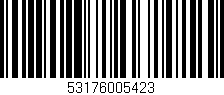Código de barras (EAN, GTIN, SKU, ISBN): '53176005423'