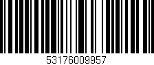 Código de barras (EAN, GTIN, SKU, ISBN): '53176009957'