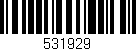 Código de barras (EAN, GTIN, SKU, ISBN): '531929'
