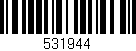 Código de barras (EAN, GTIN, SKU, ISBN): '531944'