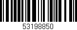 Código de barras (EAN, GTIN, SKU, ISBN): '53198850'