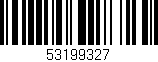 Código de barras (EAN, GTIN, SKU, ISBN): '53199327'