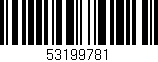 Código de barras (EAN, GTIN, SKU, ISBN): '53199781'