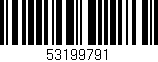 Código de barras (EAN, GTIN, SKU, ISBN): '53199791'