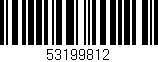 Código de barras (EAN, GTIN, SKU, ISBN): '53199812'