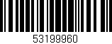 Código de barras (EAN, GTIN, SKU, ISBN): '53199960'