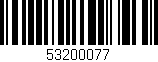 Código de barras (EAN, GTIN, SKU, ISBN): '53200077'