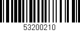 Código de barras (EAN, GTIN, SKU, ISBN): '53200210'
