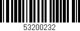 Código de barras (EAN, GTIN, SKU, ISBN): '53200232'