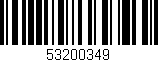 Código de barras (EAN, GTIN, SKU, ISBN): '53200349'
