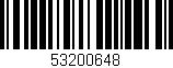 Código de barras (EAN, GTIN, SKU, ISBN): '53200648'