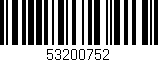 Código de barras (EAN, GTIN, SKU, ISBN): '53200752'