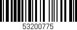 Código de barras (EAN, GTIN, SKU, ISBN): '53200775'