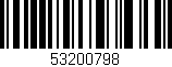 Código de barras (EAN, GTIN, SKU, ISBN): '53200798'