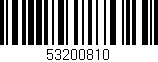 Código de barras (EAN, GTIN, SKU, ISBN): '53200810'
