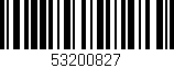 Código de barras (EAN, GTIN, SKU, ISBN): '53200827'
