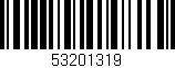 Código de barras (EAN, GTIN, SKU, ISBN): '53201319'