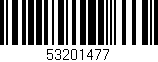 Código de barras (EAN, GTIN, SKU, ISBN): '53201477'