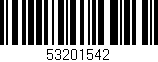 Código de barras (EAN, GTIN, SKU, ISBN): '53201542'