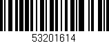 Código de barras (EAN, GTIN, SKU, ISBN): '53201614'