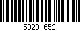 Código de barras (EAN, GTIN, SKU, ISBN): '53201652'