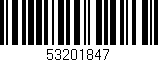 Código de barras (EAN, GTIN, SKU, ISBN): '53201847'