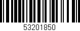 Código de barras (EAN, GTIN, SKU, ISBN): '53201850'