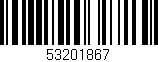Código de barras (EAN, GTIN, SKU, ISBN): '53201867'