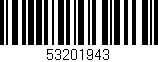 Código de barras (EAN, GTIN, SKU, ISBN): '53201943'