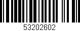 Código de barras (EAN, GTIN, SKU, ISBN): '53202602'