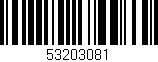 Código de barras (EAN, GTIN, SKU, ISBN): '53203081'