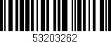 Código de barras (EAN, GTIN, SKU, ISBN): '53203262'