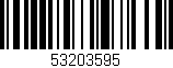 Código de barras (EAN, GTIN, SKU, ISBN): '53203595'