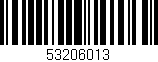 Código de barras (EAN, GTIN, SKU, ISBN): '53206013'