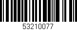 Código de barras (EAN, GTIN, SKU, ISBN): '53210077'