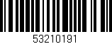 Código de barras (EAN, GTIN, SKU, ISBN): '53210191'