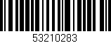 Código de barras (EAN, GTIN, SKU, ISBN): '53210283'