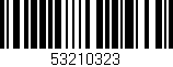 Código de barras (EAN, GTIN, SKU, ISBN): '53210323'