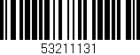 Código de barras (EAN, GTIN, SKU, ISBN): '53211131'