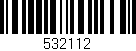 Código de barras (EAN, GTIN, SKU, ISBN): '532112'